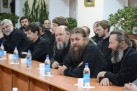В Хабаровской семинарии прошла встреча студентов очного отделения со священнослужителями, обучающимися на СЗО