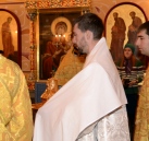 Диаконская хиротония студента Хабаровской семинарии
